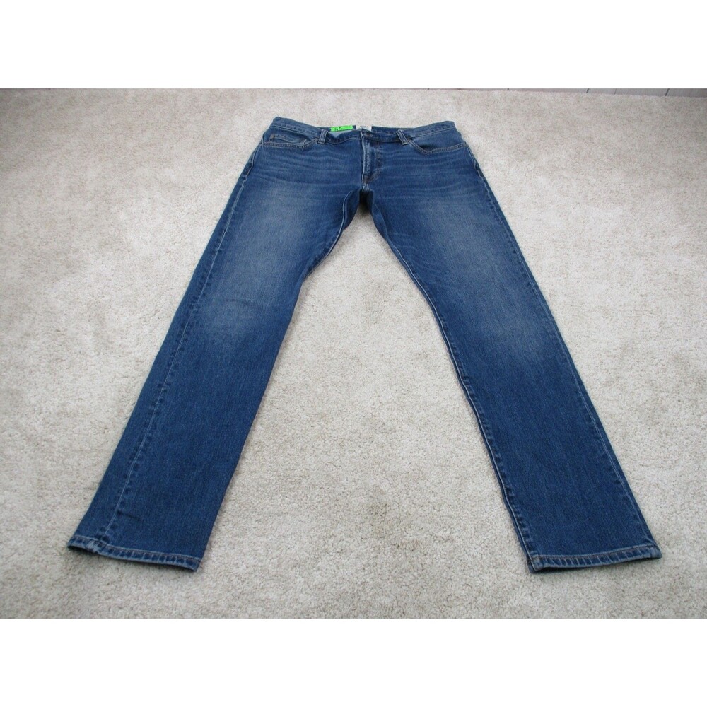 Flint And Tinder Jeans Men 34 Blue Stretch Denim Slim Fit Casual Huckberry 34x30